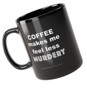 A History of Coffee  -  Coffee Murdery Mug by Teena Hughes